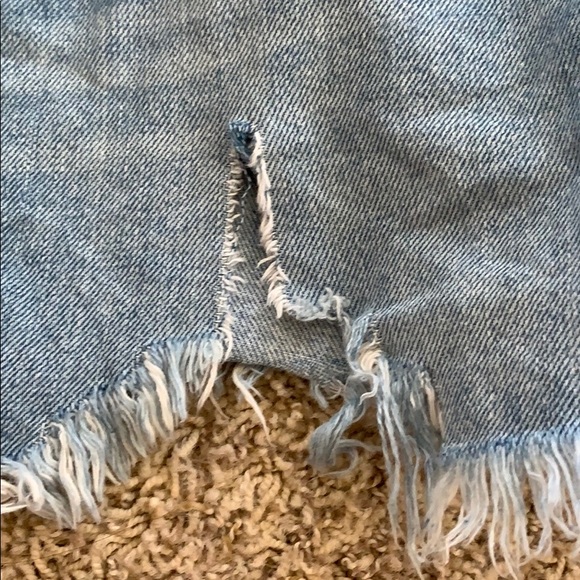 FREE PEOPLE DENIM OVERALLS - Picture 4 of 4